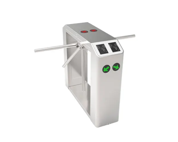 Turnichet dual semi-automat ZKTeco TS-TS2211, RFID, bidirectional, 30 persoane/minut