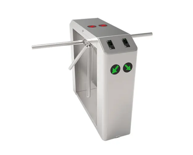 Turnichet dual semi-automat ZKTeco TS-TS2222, RFID, bidirectional, 25 persoane/minut