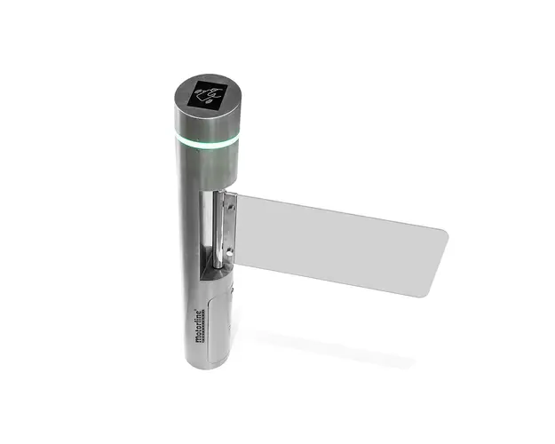 Turnichet electromagnetic Motorline MTT01, bidirectional, 230 Vac, compatibil RFID, recunoastere faciala, cod de bare