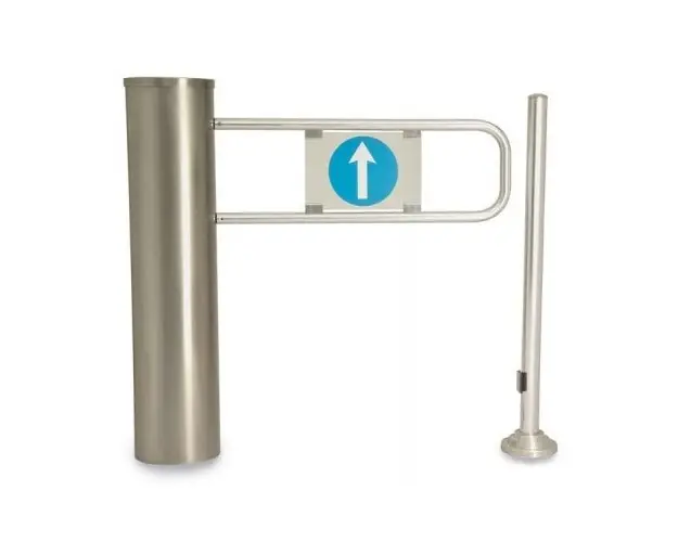 Turnichet electromecanic tip coloana ROSSLARE VIP-CTSG90, bidirectional, inox, 220 V