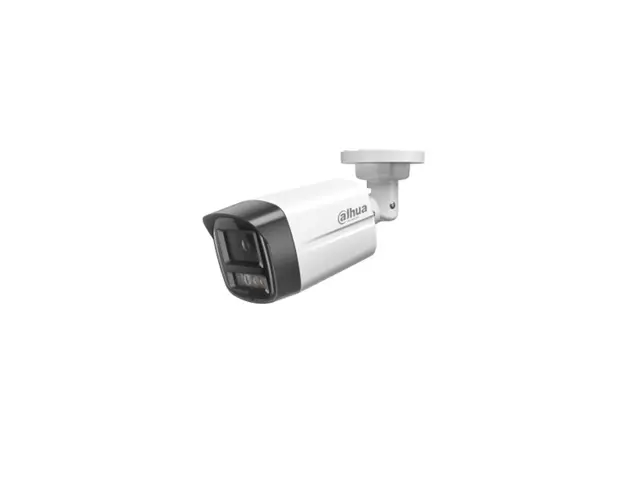 Camera supraveghere exterior IP cu iluminare duala Dahua IPC-HFW1439TL1-A-IL-0280B, 4 MP, 2.8 mm, IR / lumina alba 30 m, microfon, PoE