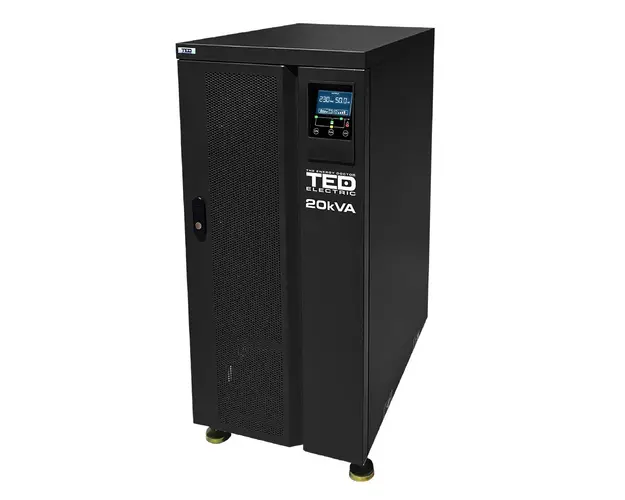 UPS cu dubla conversie trifazat / monofazat fara acumulatori A0061432, 20kVA, 18kW, LCD 