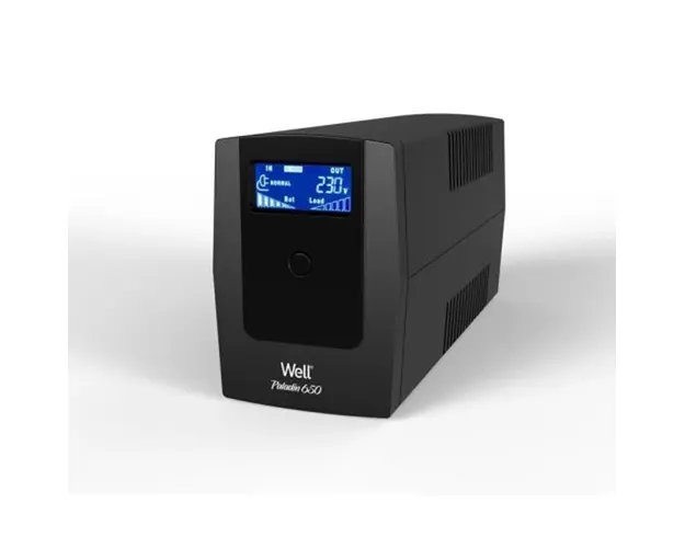 UPS line interactiv cu 2 prize Well Paladin UPS-LINT-PALADIN650-WL, 650VA, 390W