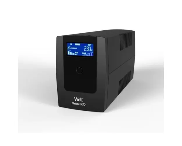 UPS line interactiv cu 2 prize Well Paladin UPS-LINT-PALADIN850-WL, 850VA, 510W