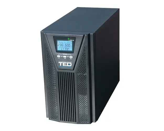 UPS Online cu 3 prize si dubla conversie TED003980, 2000VA, 1800W, LCD