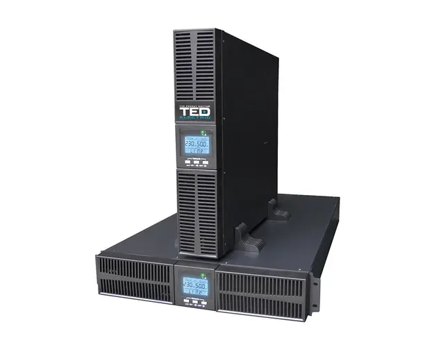 UPS Rackabil cu 5 prize TED004055, 2000VA, 1800W, LCD