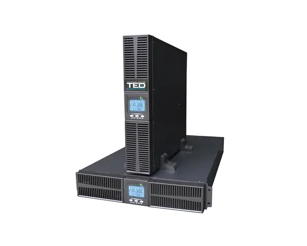 UPS Rackabil cu 5 prize TED004062, 3000VA, 2700W, LCD