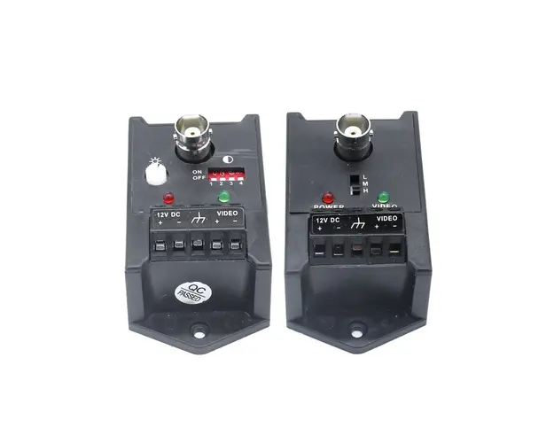 Video balun activ transmitator si receptor CLIR B1A, AHD, CVI, TVI, CAT5e/6 UTP, 1 canal, 720/1080p