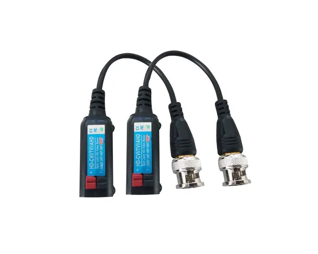 Video balun pasiv HDCVI/TVI/AHD/CVBS VTX 103P. 8 MP, PRET/SET