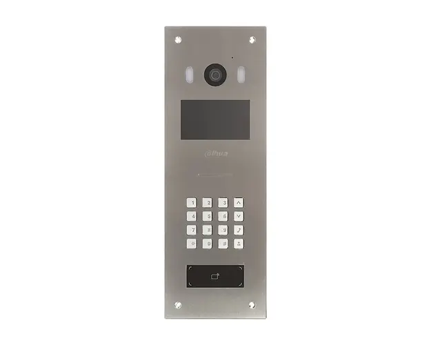 Videointerfon de exterior IP Dahua VTO6521K, 2 MP, IC card, PIN, cod QR, deblocare de la distanta, 20.000 utilizatori, aparent/ingropat