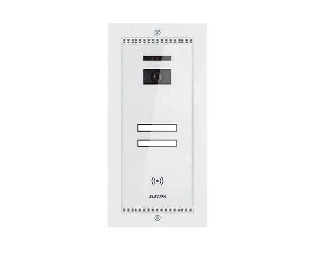 Videointerfon de exterior Electra Electra VPM.2FR02.ELW04, RFID, 2 familii, ingropat, 4 fire