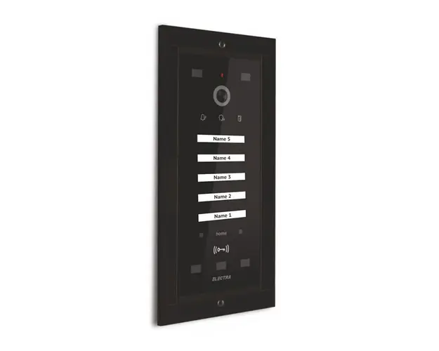 Videointerfon de exterior Electra VPM.05S03.ELBH4, RFID, 5 familii, aparent, 4 fire