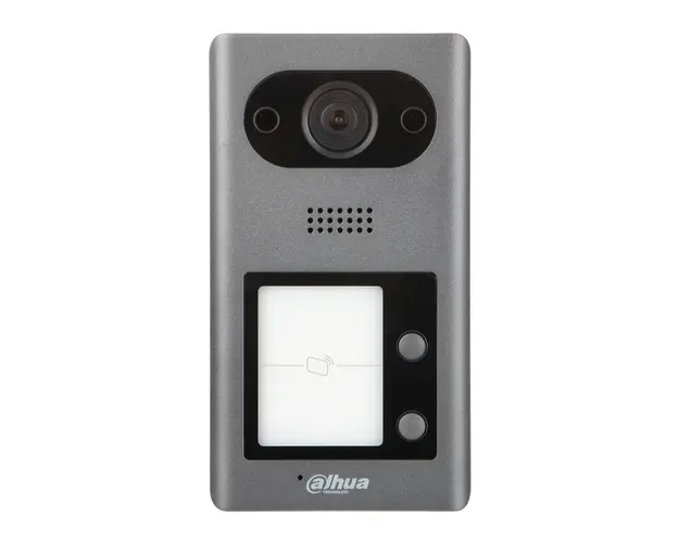 Videointerfon de exterior IP Dahua VTO3211D-P2-S2, 2 MP, 2 familii, aparent, cititor RFID, PoE