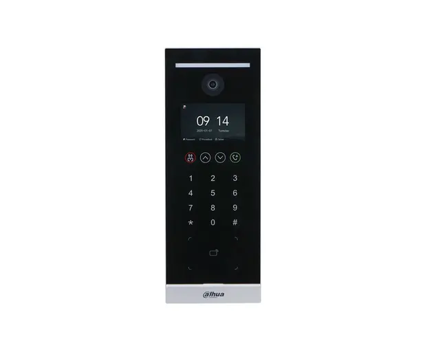 Videointerfon de exterior IP Dahua VTO6521H-D, 2 MP, cod PIN/ID card, 20.000 utilizatori, 10.000 carduri, deblocare de la distanta
