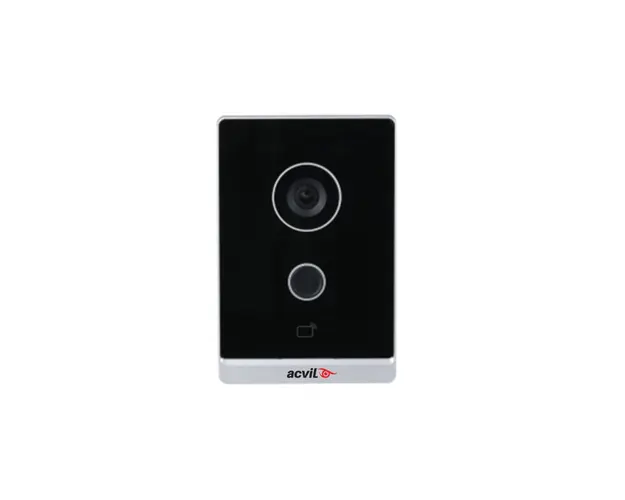 Videointerfon de exterior IP WiFi Acvil ACV-2211G-WP, 2MP, 2.4 GHz, 1 familie, aparent, 10.000 carduri, PoE