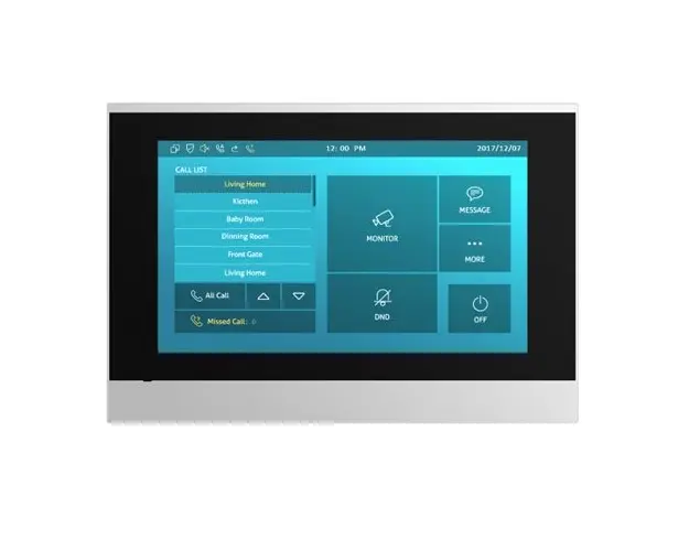 Videointerfon de interior C315W, aparent, touchscreen, 7 inch