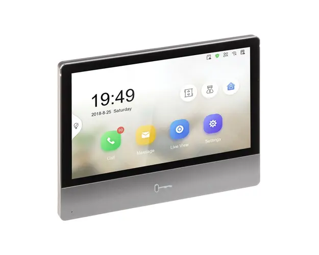 Videointerfon de interior HIKVISION DS-KH8350-WTE1, 7 inch, aparent, 128 MB