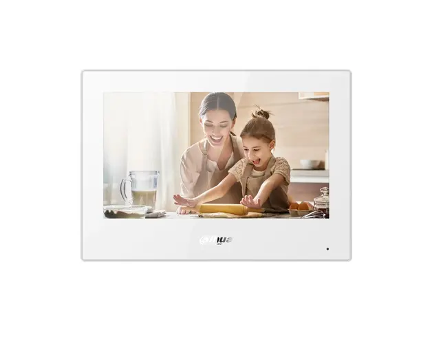 Videointerfon de interior IP Dahua VTH5321GW-W, 7 inch, aparent, touch screen, slot card