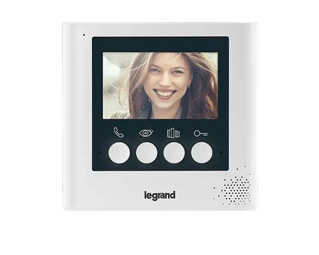 Videointerfon de interior Legrand 369115, 4.3 inch, aparent, 2 fire