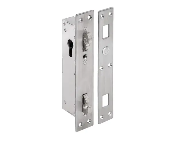 Yala cu dubla monitorizare pentru usi glisnte GSS1-FL, 2000 kgf, ingropat, 12 Vcc