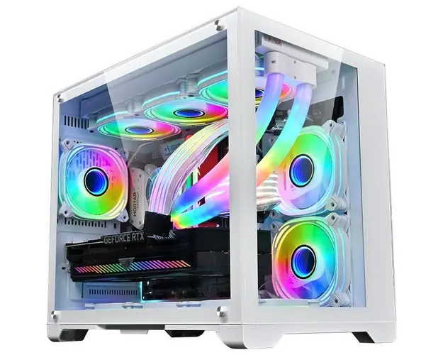Carcasa 1STPLAYER Gaming MV6 WHITE