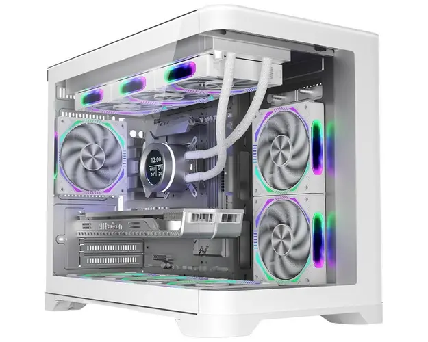 Carcasa 1STPLAYER Gaming UV6 WHITE