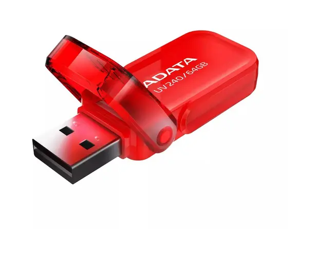 Stick memorie ADATA UV240, 64GB, USB 2.0, Red