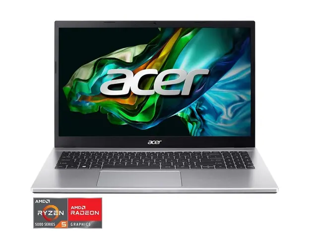 Laptop Acer Aspire 3 A315-44P cu procesor AMD Ryzen™ 5 5500U pana la 4.0 GHz, 15.6, Full HD, IPS, 16GB DDR4, 1TB SSD, AMD Radeon™ Graphics, NO OS, Silver