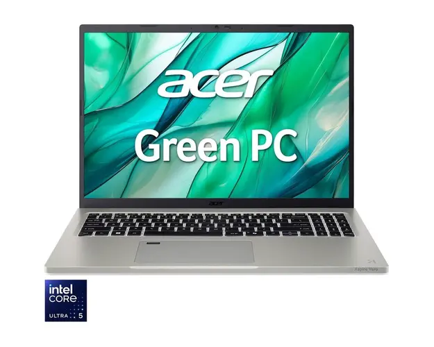Laptop Acer Aspire Vero 16 AV16-51P-51AN cu procesor Intel® Core™ Ultra 5 125U pana la 4.3GHz, 16&#039;&#039;, WUXGA IPS, 16GB LPDDR5X RAM, 1TB SSD, Intel® Graphics, Windows 11 Home, Cobblestone Gray