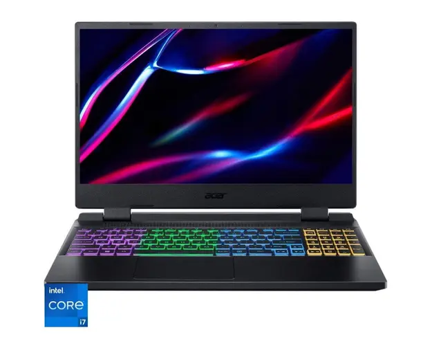 Laptop Acer Gaming 15.6&#039;&#039; Nitro 5 AN515-58, FHD IPS 144Hz, Procesor Intel® Core™ i7-12650H (24M Cache, up to 4.70 GHz), 16GB DDR5, 512GB SSD, GeForce RTX 4050 6GB, No OS, Black