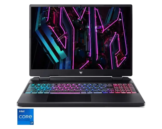 Laptop Acer Predator Helios Neo 16 PHN16-72-77D1 cu procesor Intel® Core™ i7-14700HX pana la 5.5GHz, 16 , WQXGA, IPS, 240Hz, 32GB DDR5, 1TB SSD, NVIDIA® GeForce RTX™ 4070 8 GB GDDR6, No OS, Abyssal Black