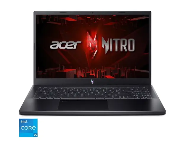 Laptop Gaming Acer Nitro ANV15-51 cu procesor Intel® Core™ i5-13420H pana la 4.60 GHz, 15.6, Full HD, IPS, 16GB, 1TB SSD, NVIDIA® GeForce RTX™ 4060 8GB GDDR6, No OS, Obsidian black