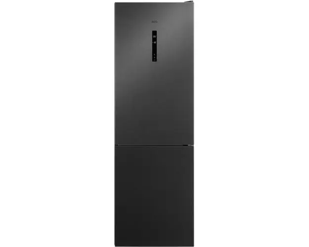 Combina frigorifica AEG ORC8M321EL, 330 l, MultiFlow, CustomFlex, Afisaj LCD, Usi reversibile, Iluminare LED, Clasa E, H 186 cm, Gri