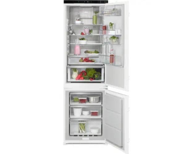 Combina frigorifica incorporabila AEG TSC8M181CS, No Frost, Multiflow, Control umiditate, 248 l, Clasa C