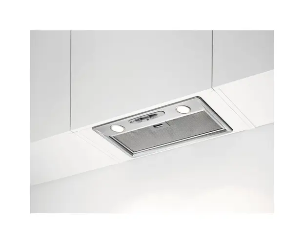 Hota incorporabila AEG DGB2531M, 52 cm, 440 mc/h, 1 motor, 3 viteze, filtru aluminiu, argintiu
