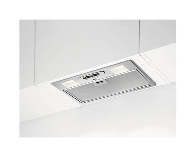 Hota incorporabila complet AEG DGB3523S, 52 cm, 1 filtru de aluminiu, 330 mc/h, Clasa C, Gri