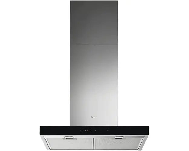 Hota incorporabila decorativa AEG DBE5661HG, Putere de abosrbtie 700 mc/h, 1 motor, Conectivitate plita, Touch control, 60 cm, inox