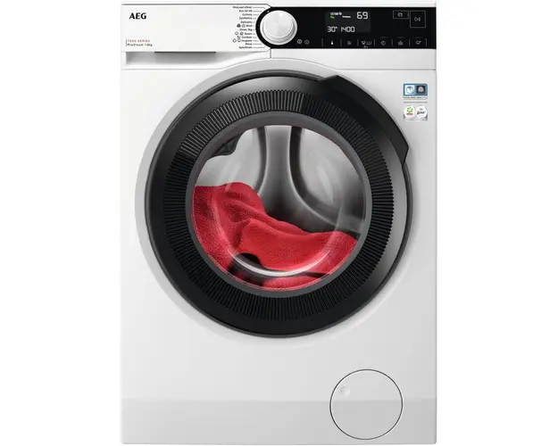 Masina de spalat rufe AEG LFR73844BE, 8 kg, 1400 RPM, Clasa A, ProSense, ProSteam, Motor EcoInverter cu magnet permanent, Alb