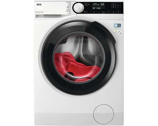 Masina de spalat rufe AEG LFR73944CE, 9 kg, 1400 rpm, Motor Inverter MagnetPermanent, Clasa A, Wi-Fi, ProSense, ProSteam, Afisaj LED, Alb