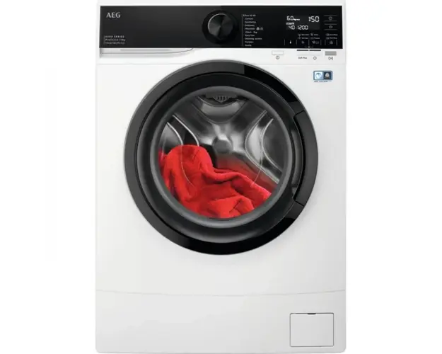 Masina de spalat rufe AEG LSR6E26DE slim, 6 kg, 1200 rpm, Inverter, tehnologie ProSense, LCD, Clasa B