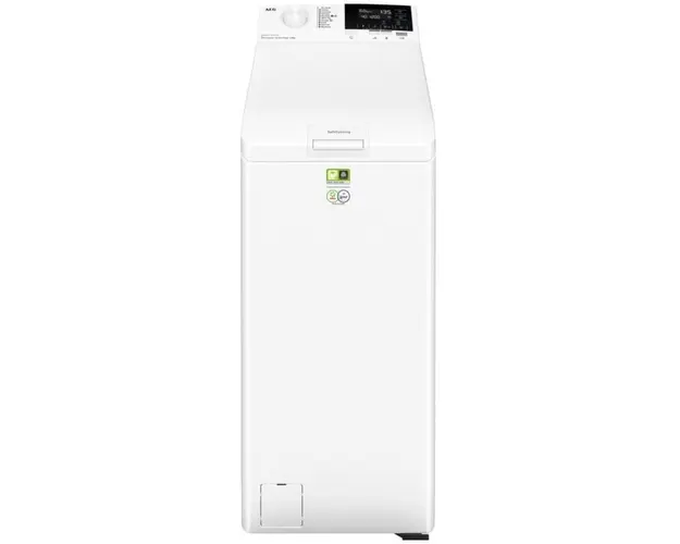 Masina de spalat rufe cu incarcare verticala AEG LTR6G363E, 6 kg, 1300 RPM, Clasa A, Tehnologie ProSense, SoftOpening, Time Save, Rapid 20 min, Motor Inverter, Alb