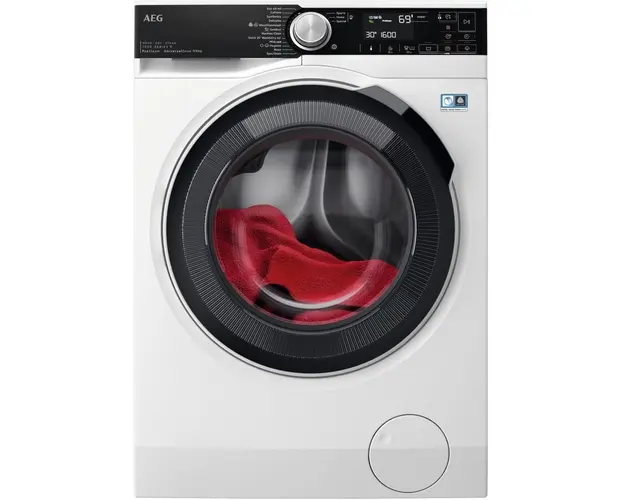 Masina de spalat rufe cu uscator AEG LWR75965O, Spalare 9 Kg, Uscare 6 Kg, 1600 rpm, Clasa A, Motor Inverter, WiFi, ProSense, ProSteam, Alb
