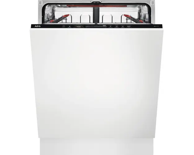 Masina de spalat vase incorporabila AEG FSE74608P, 13 seturi, AirDry, 7 programe, Clasa C, Inverter, Touch control, 60 cm