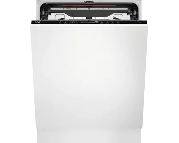 Masina de spalat vase incorporabila AEG FSE74738P, 15 seturi, AirDry, 7 programe, Sertar MaxiFlex, Clasa C, Inverter, Touch control, 60 cm
