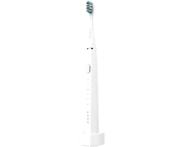 Periuta de dinti sonica electrica smart Aeno ADB0001S, 4 +8 moduri de curatare smart, incarcare wireless, 46000rpm, 90 de zile fara incarcare, IPX7, 3 capete de perie incluse, alb