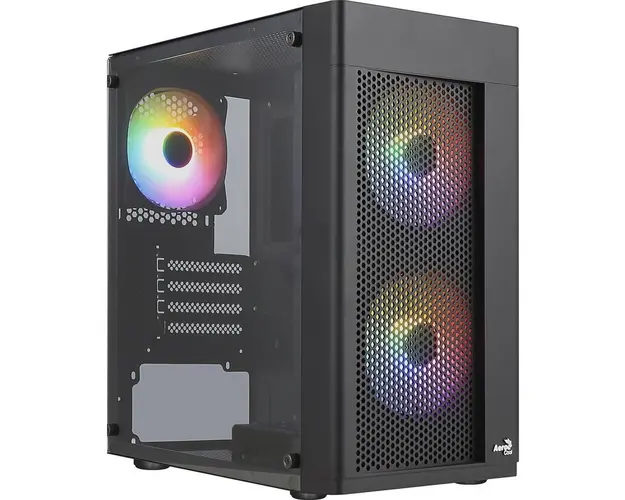 Carcasa HEXFORMBKV2 Micro ATX, 3 Fans FRGB Black