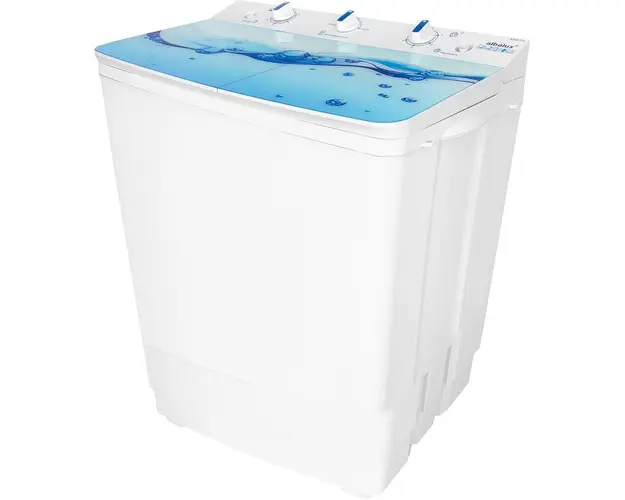 Masina de spalat rufe semiautomata Albalux AXS 7.9, 7/3kg, Motor spalare 300 W, Motor stoarcere 148 W, Alimentare apa rece si calda, Alb