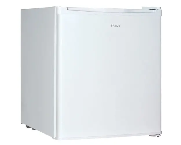 Minibar Samus SW064E, 41 L, Clasa energetica E, Termostat reglabil, Usa reversibila, Alb