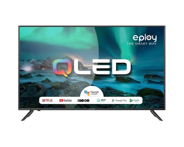 Televizor Allview QL43ePlay6100-U, 108cm, Smart, 4K Ultra HD, QLED, Clasa G