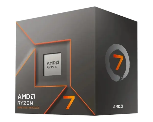 Procesor AMD Ryzen™ 7 8700F, 24MB, 4.1/5.0GHz Boost, Socket AM5, Stealth cooler, fara video integrat